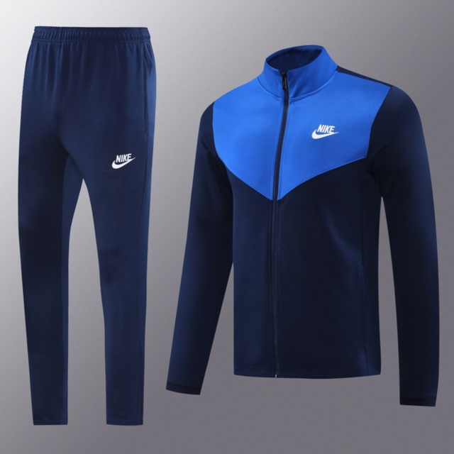 2024 Nike Sapphire Blue Jacket Training Suit Set Football Team Shirt Sports Fashion