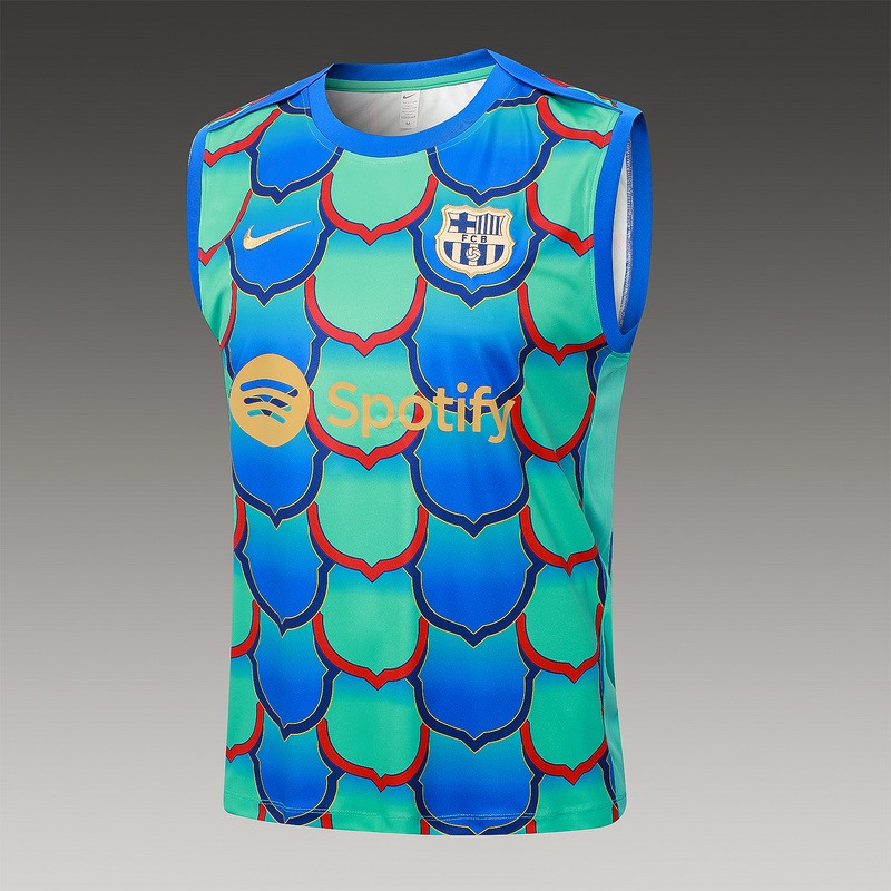 24/25 Barcelona Green Training Set Shirt and Shorts
