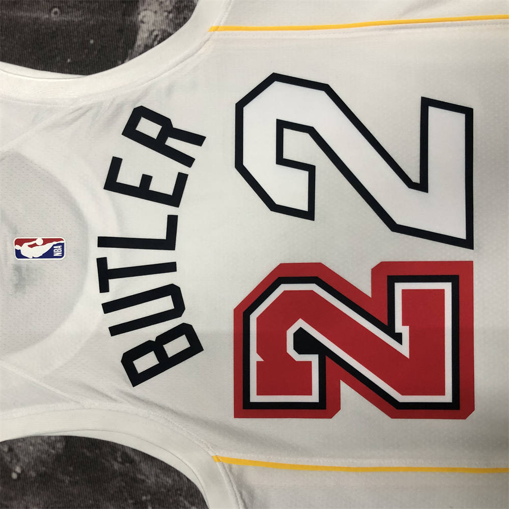 NBA Miami Hearts Round Neck City Edition White Jersey BUTLER#22 S-XXL