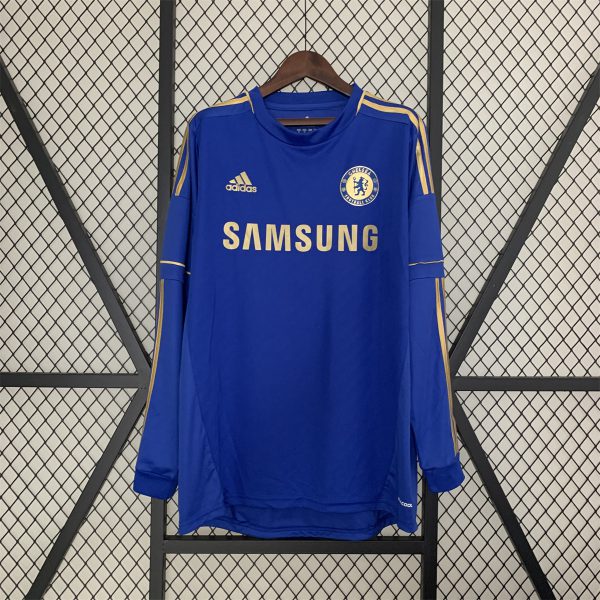 Retro Chelsea 12/13 long sleeve Home jersey Fan Version