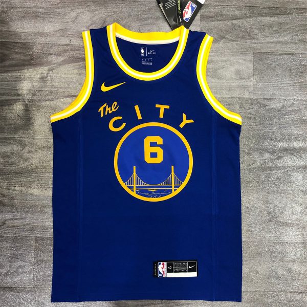 NBA Golden State Warriors Round neck Blue Jersey YOUNG#6 S-XXL