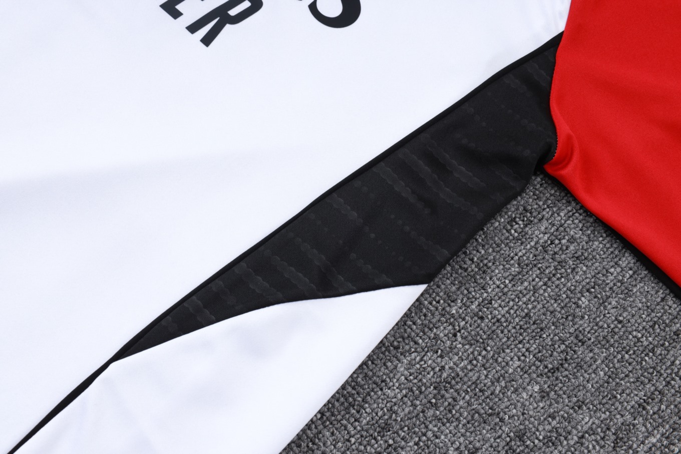 202526 Arsenal White Long-sleeved half-pull training kit Football team kit