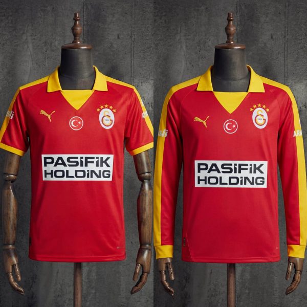 2025/26 Galatasaray Vintage Style Red Jersey Fan version