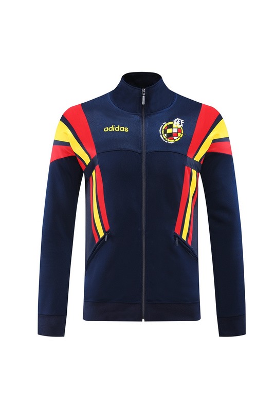 2024 Spain Royal Blue Jacket Training Suit Set Football Team Shirt Sports Fashion