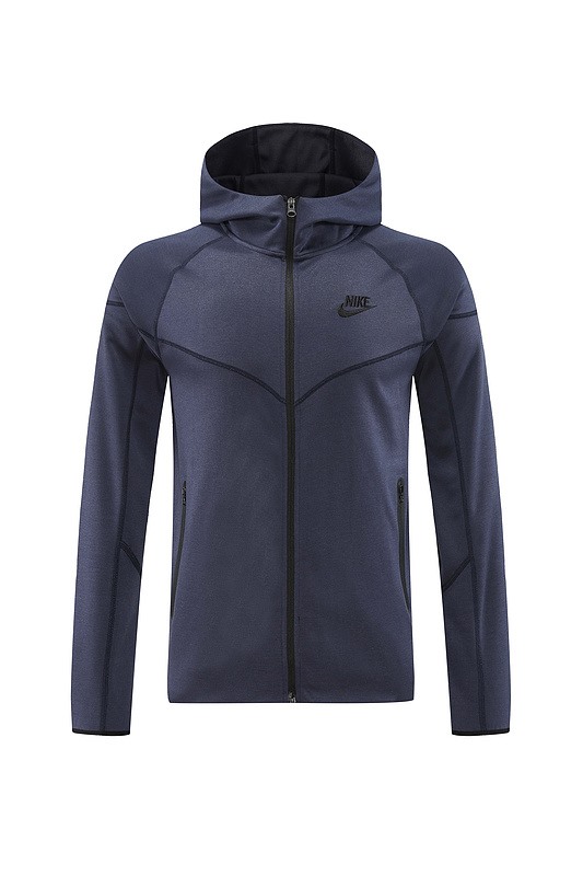 2024 Nike steel gray Hoodie Jacket Kit Set Football Team Shirt Sports Fashion