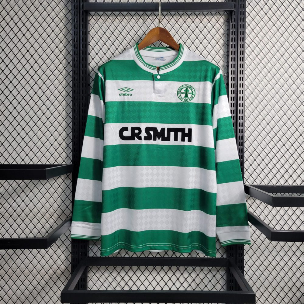 Retro Celtics 1987/88 Home Long Sleeve jersey Fan Version