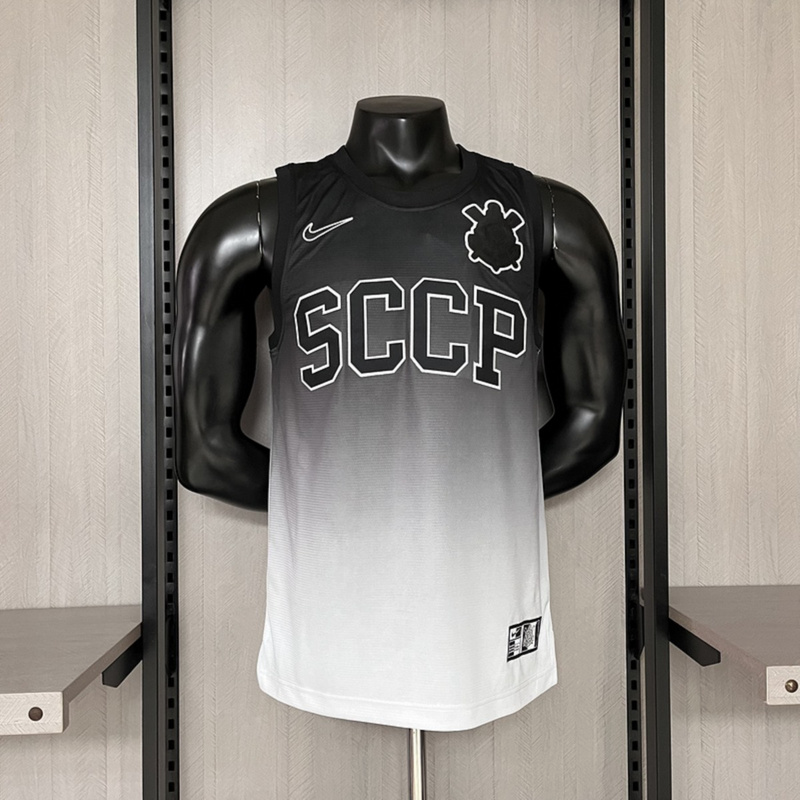 2025/26 Corinthians Black and White jersey Fan Version