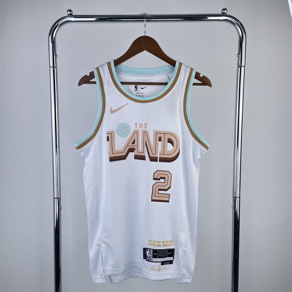 NBA Cleverland Cavaliers Round Neck White jersey IRVING#2 S-XXL