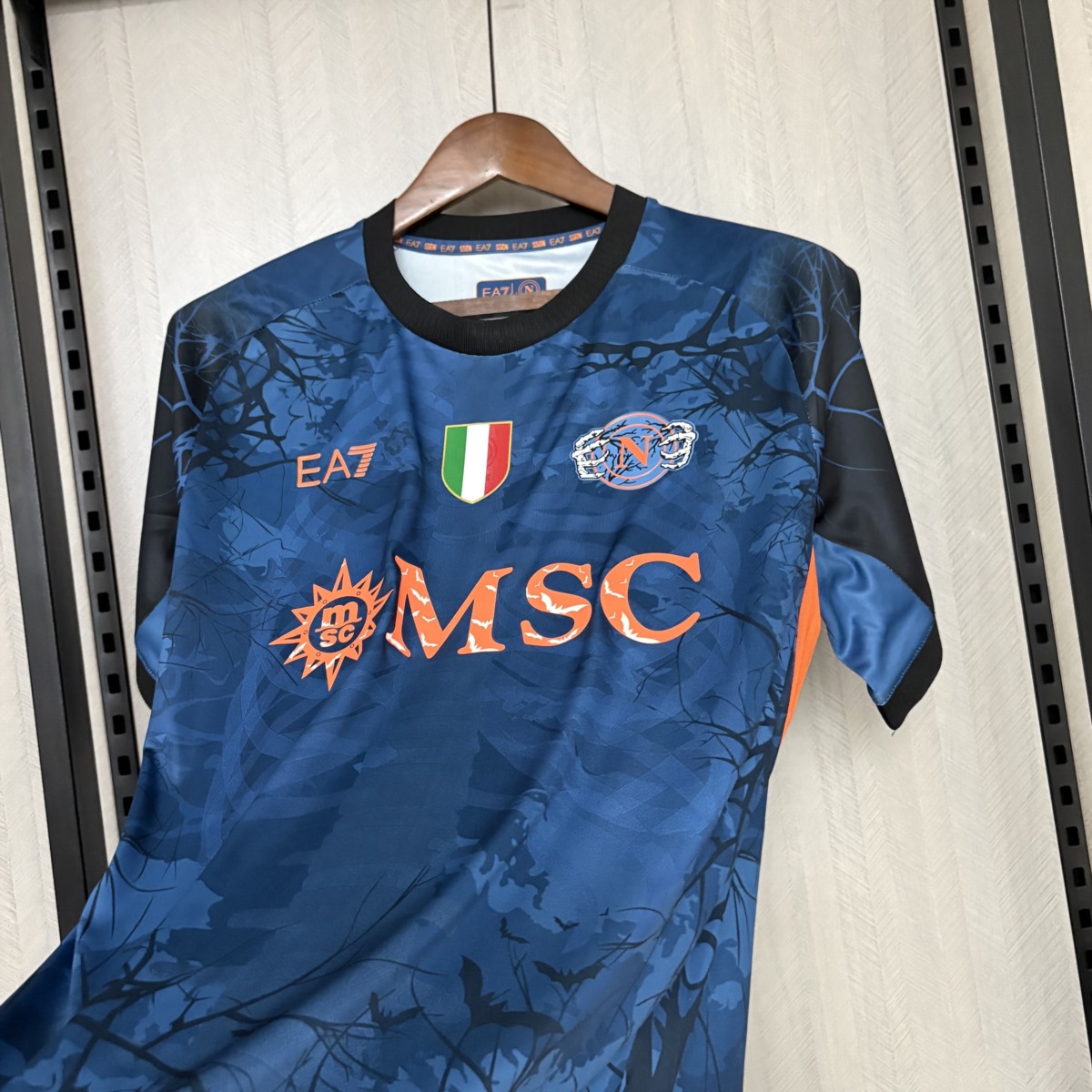 2025/26 Napoli Halloween Edition Blue Jersey Fan Version