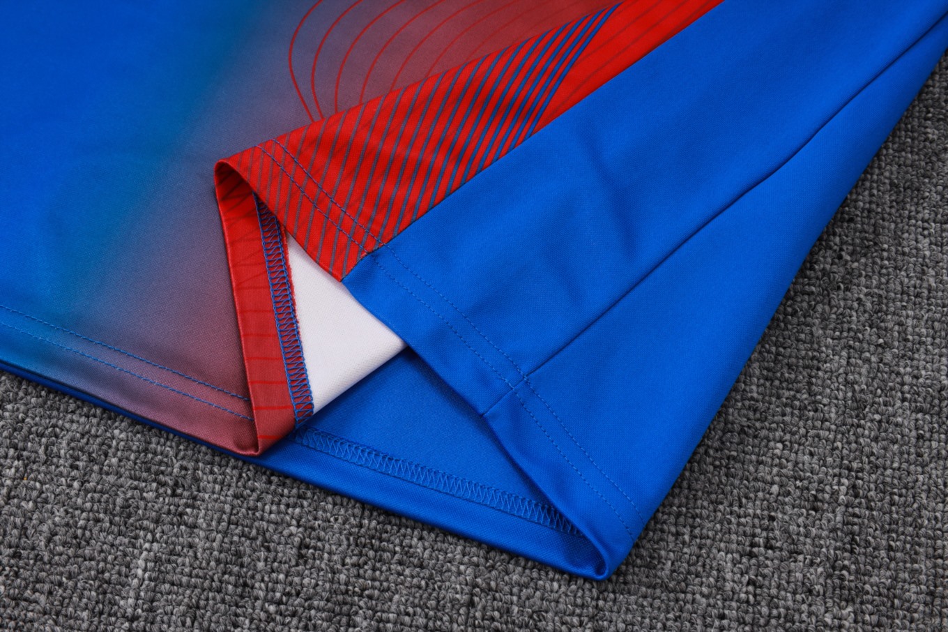 202526 PSG Blue-red  Long-sleeved half-pull training kit