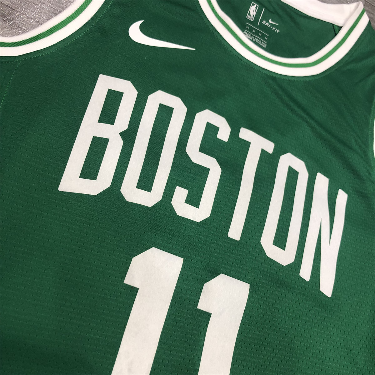 NBA Boston Celtics round neck Retro Green Jersey Irving #11 S-XXL