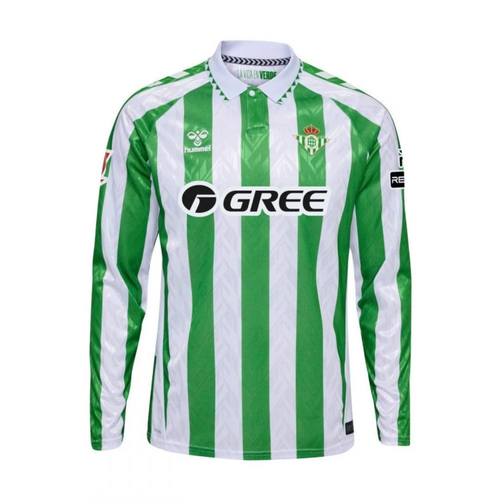 2024/25 Real Betis Home Long Sleeve jersey Fan Version
