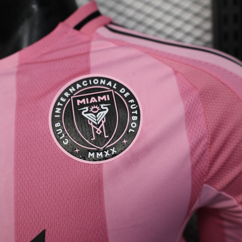 25/26 Inter Miami CF Home Long Sleeve Jersey Player Version