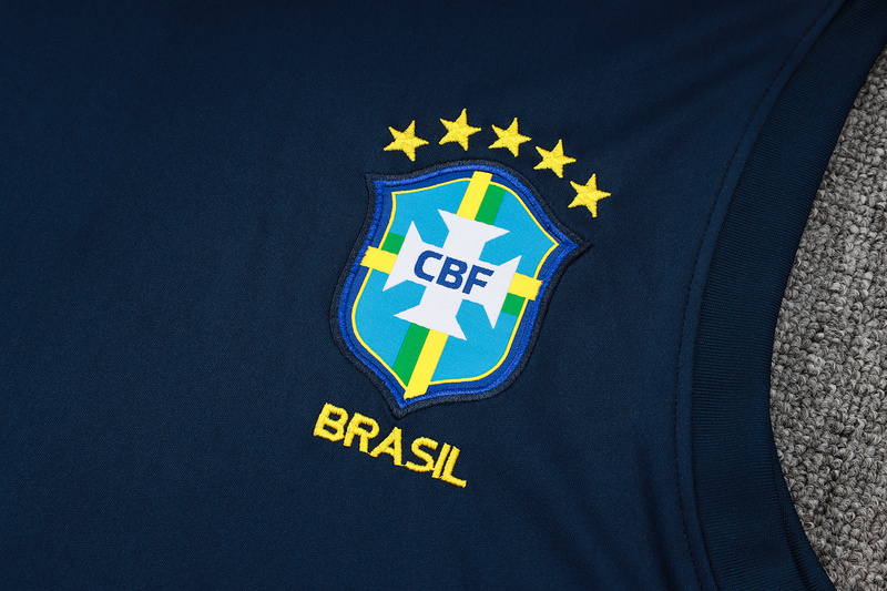 24/25 Brazil Blue Training Set Shirt and Shorts