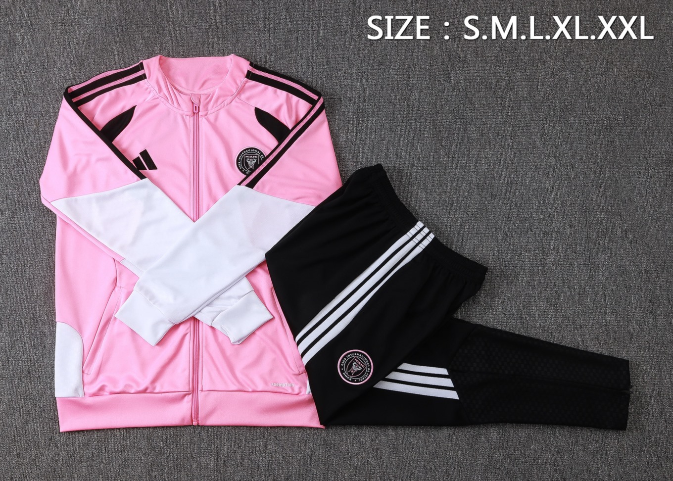 2026 Miami Pink Jacket Training Suit Set