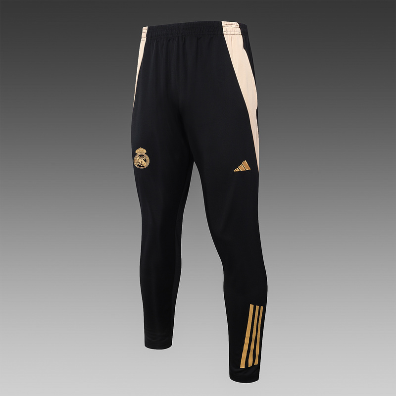 2024/25 Real Madrid Black Jacket Training Suit Set Football Team Shirt Sports Fashion