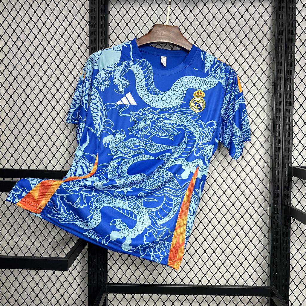 24/25 Real Madrid Blue Dragon Special Edition Jersey Fan Version