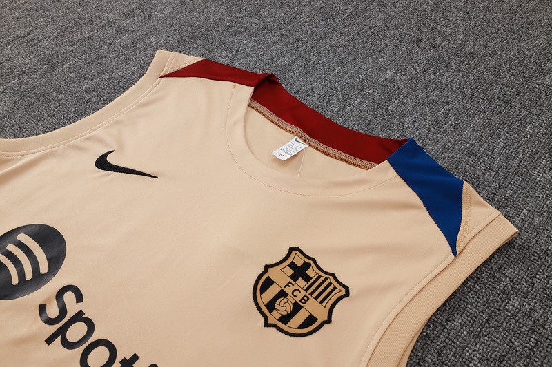 24/25 Barcelona Khaki Training Set Shirt and Shorts