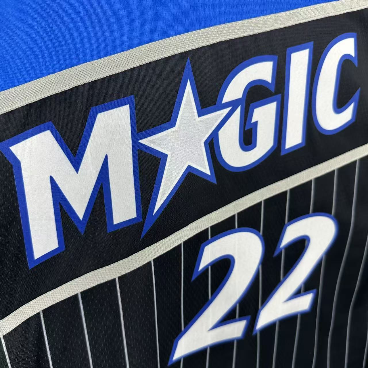 NBA Orlando Magic 2025/26 Round Neck Jordan Edition Black Jersey WAGNER#22