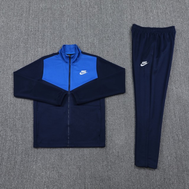 2024 Nike Sapphire Blue Jacket Training Suit Set Football Team Shirt Sports Fashion