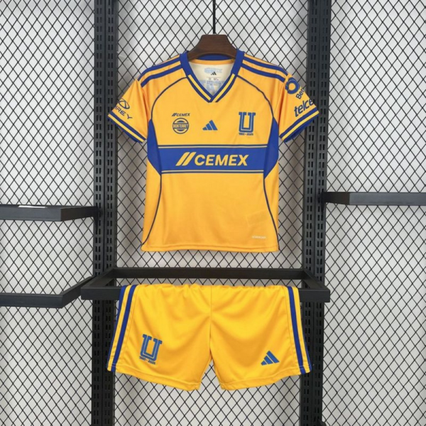 2025/26 Tigres UANL Home jersey Kid Kits Size 16-28
