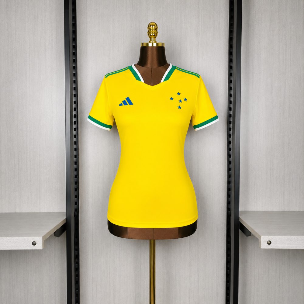 Women's 2026/27 Cruzeiro World Cup Edition Yellow Jersey