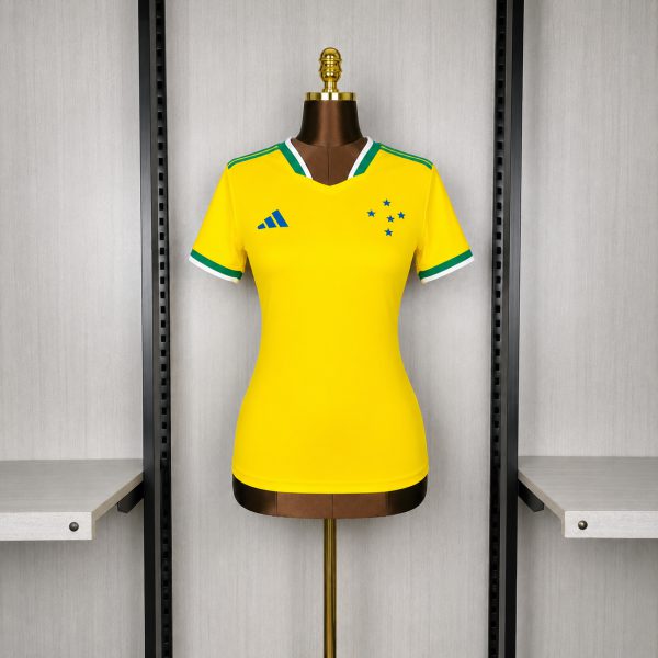 Women's 2026/27 Cruzeiro World Cup Edition Yellow Jersey