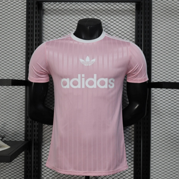 2025/26 Adidas Trefoil casual Light Pink jersey Player Version
