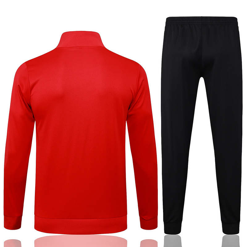 2025/26 Manchester United Red Jacket Training Suit Set Football Team Shirt Sports Fashion