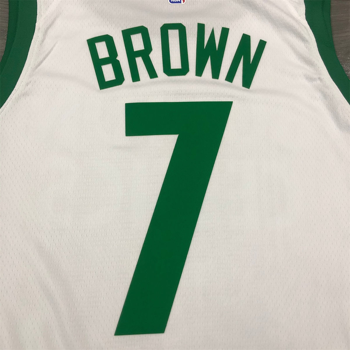 NBA Boston Celtics Round Neck White Jersey BROWN#7 S-XXL