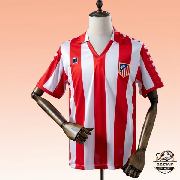 Retro Atletico Madrid 1982/83 home jersey Fan Version