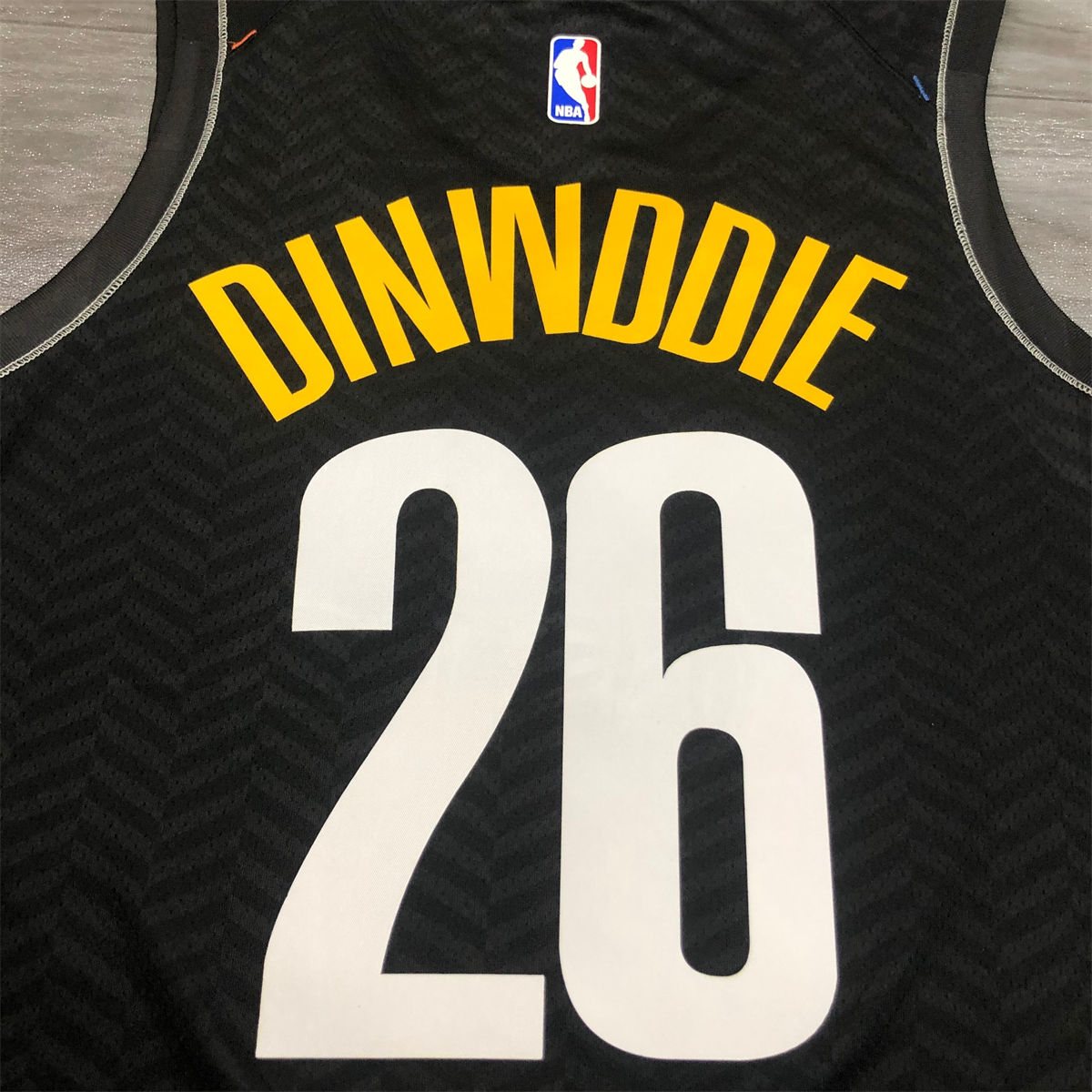 NBA Brooklyn Nets V neck Black Jersey DINWDDIE#26 S-XXL
