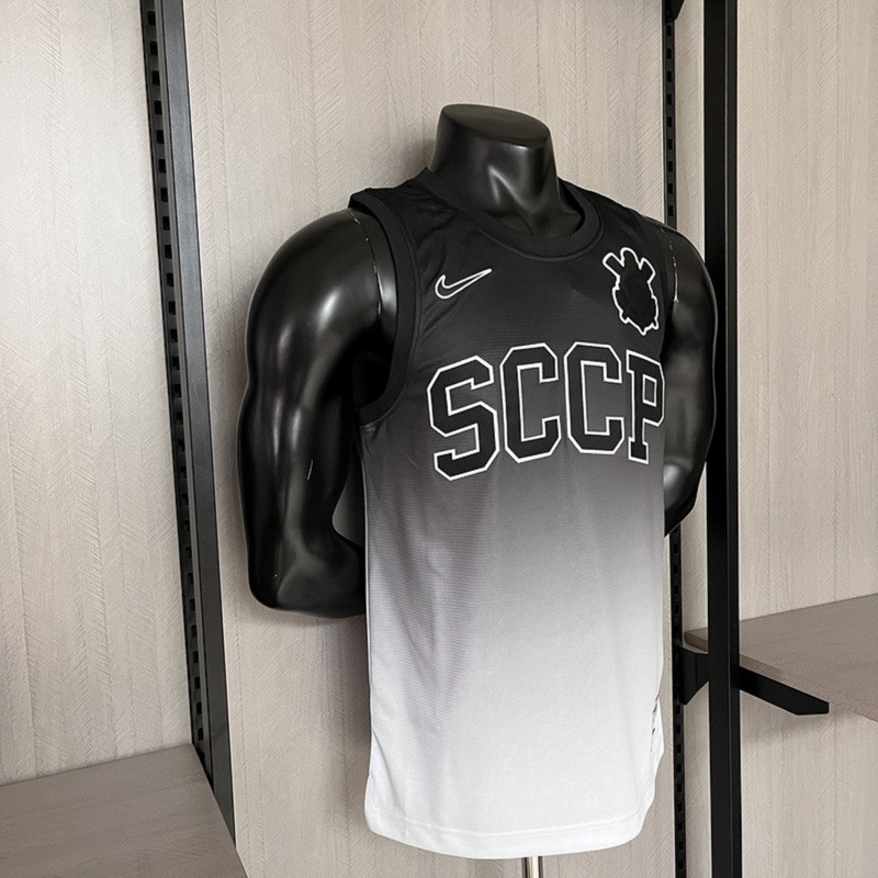 2025/26 Corinthians Black and White jersey Fan Version
