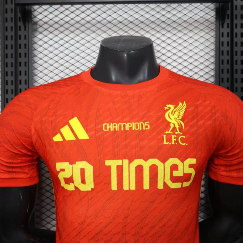 2025/26 Liverpool Champion Edition Red jersey Player Version