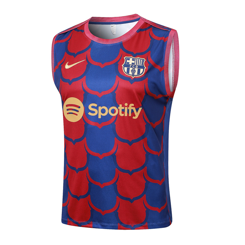 24/25 Barcelona Red Blue Training Set Shirt and Shorts