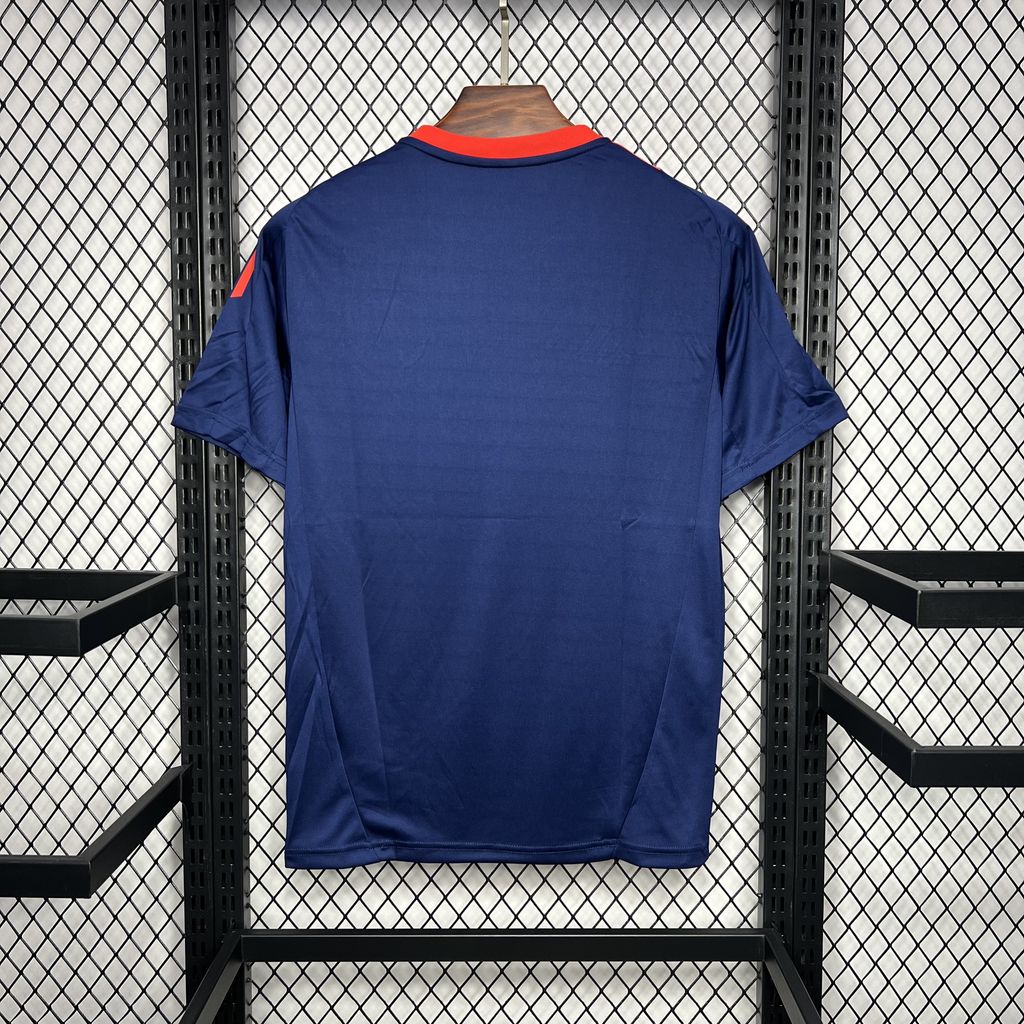 2024/25 Manchester United Dark blue Pre-match training Jersey Fan Version