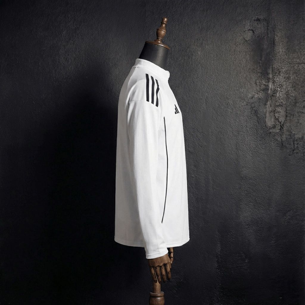 2025/26 Sevilla Half-Pull long Sleeve White Hoodie
