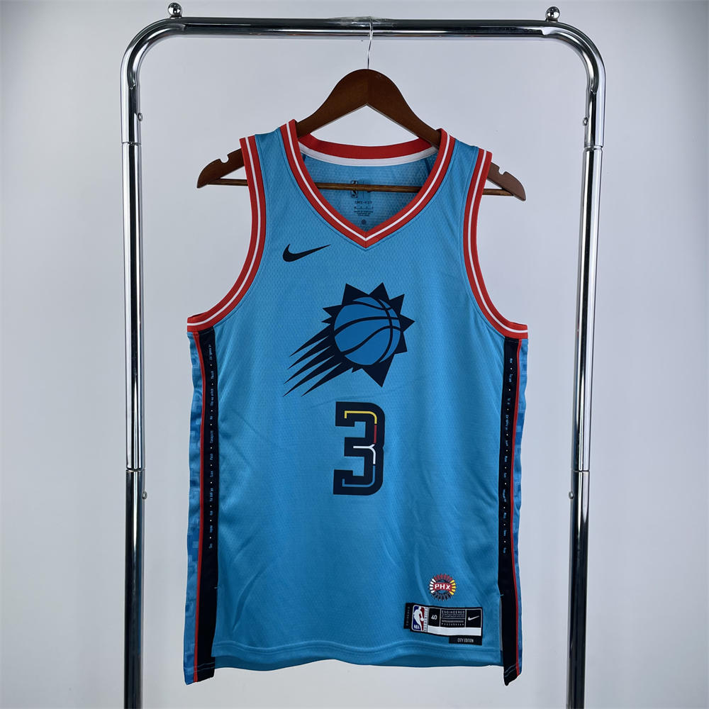 NBA Phoenix Suns V-Neck City Edition Blue jersey PAUL#3 S-XXL