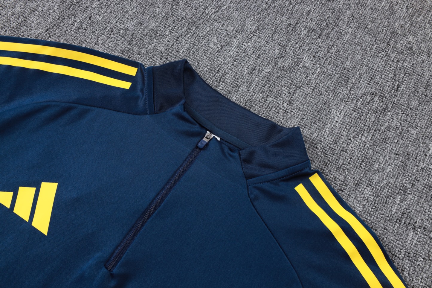 202526 Boca royal blue Long-sleeved half-pull training kit Football team kit