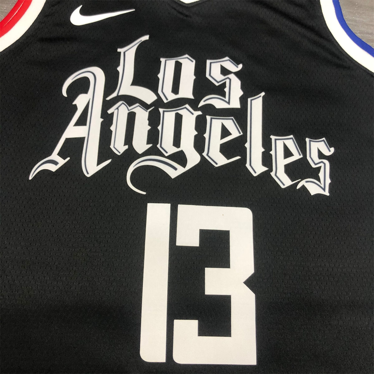 NBA Los Angeles Clippers V neck Black Jersey GEORGE#13 S-XXL
