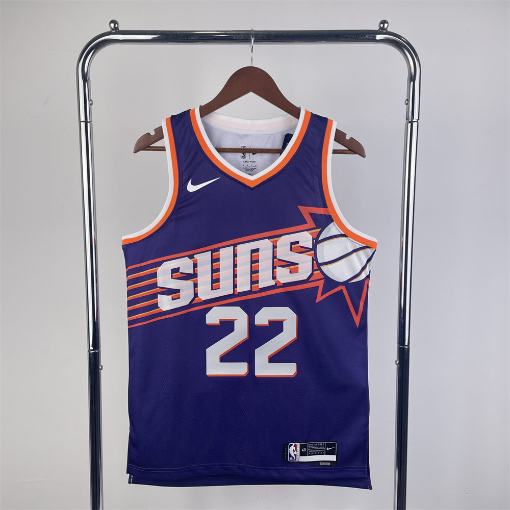 NBA Phoenix Suns AYTON#22 2024 Purple Jersey S-XXL