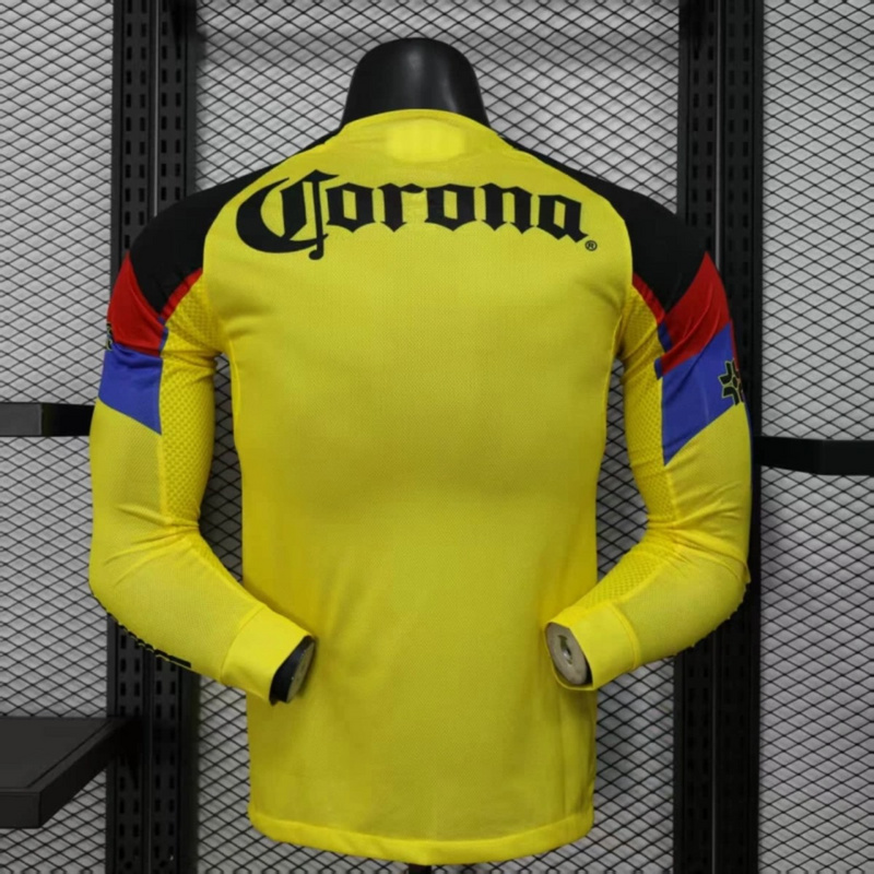2025/26 Club America Home Long Sleeve Jersey Player Version