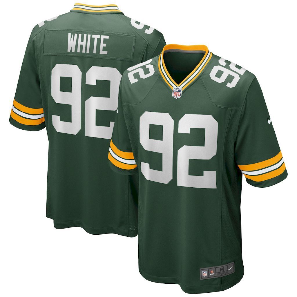 NFL Green Bay Packers Jeysey WHITE #92