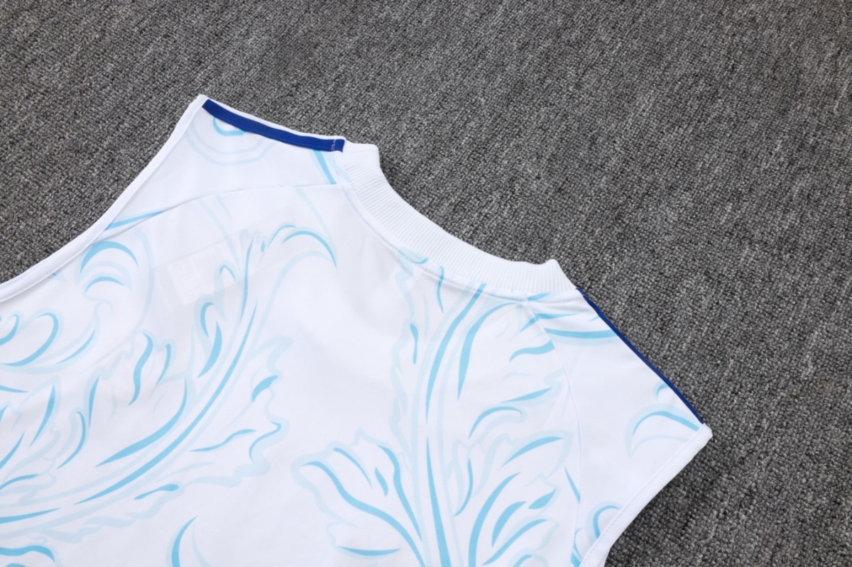 2026 Argentina White Training Set Shirt and Shorts