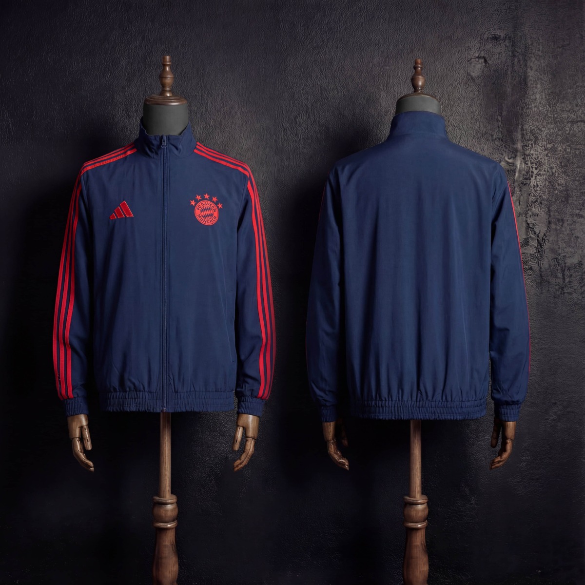2025/26 Bayern Munich Royal Blue ReverSible Windbreaker Sport Unifom