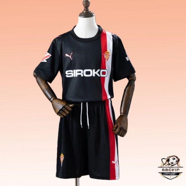 2025/26 Sporting Gijon Away jersey kids Kits size: 16-28