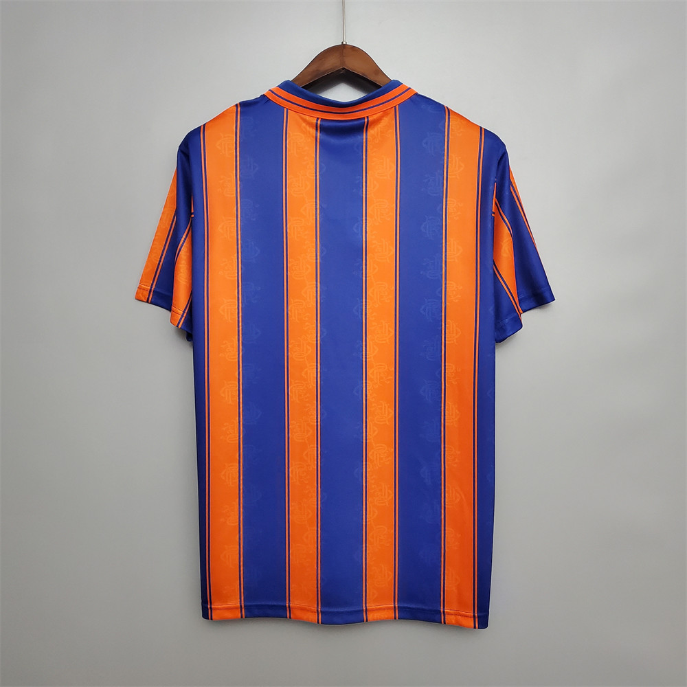 Retro Rangers 93-94 Away  jersey Fan Version