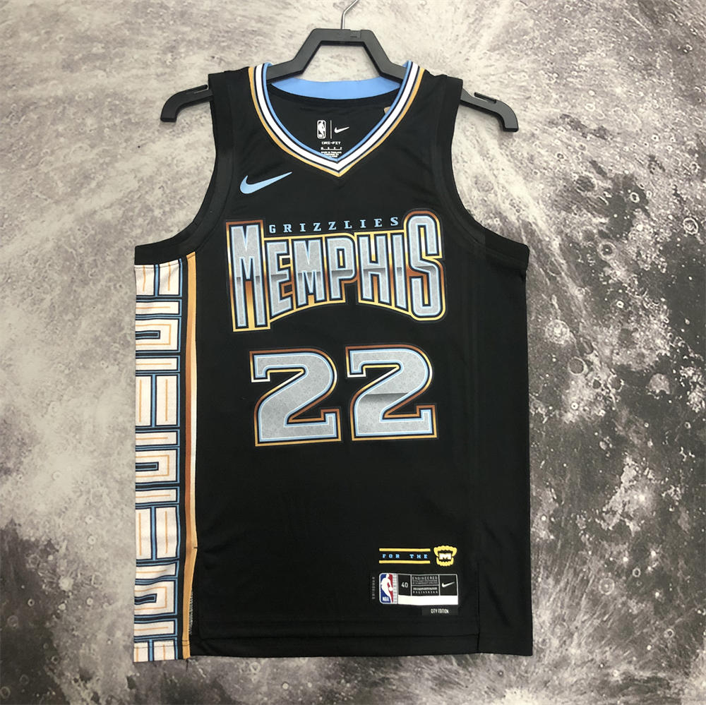 NBA Memphis Grizzies V-Neck Black Jersey BANE#22 S-XXL