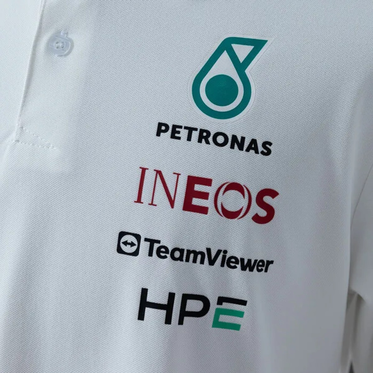 F1 Racing Mercedes-AMG 2026 White Polo