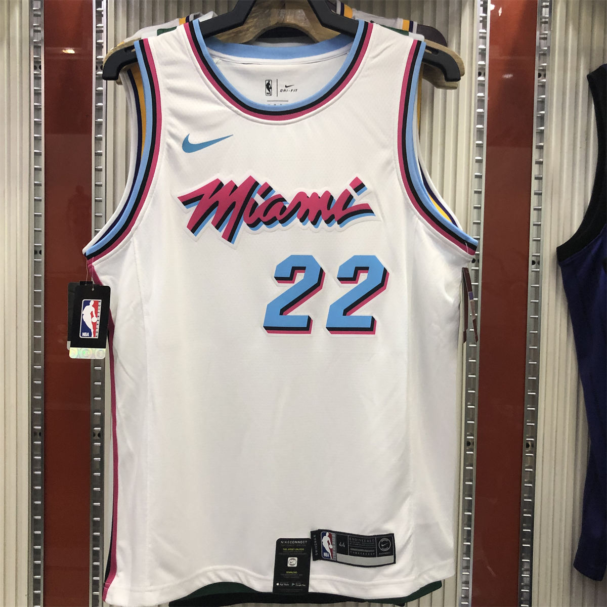 NBA Miami Hearts round neck White Jersey Butler #22 S-XXL